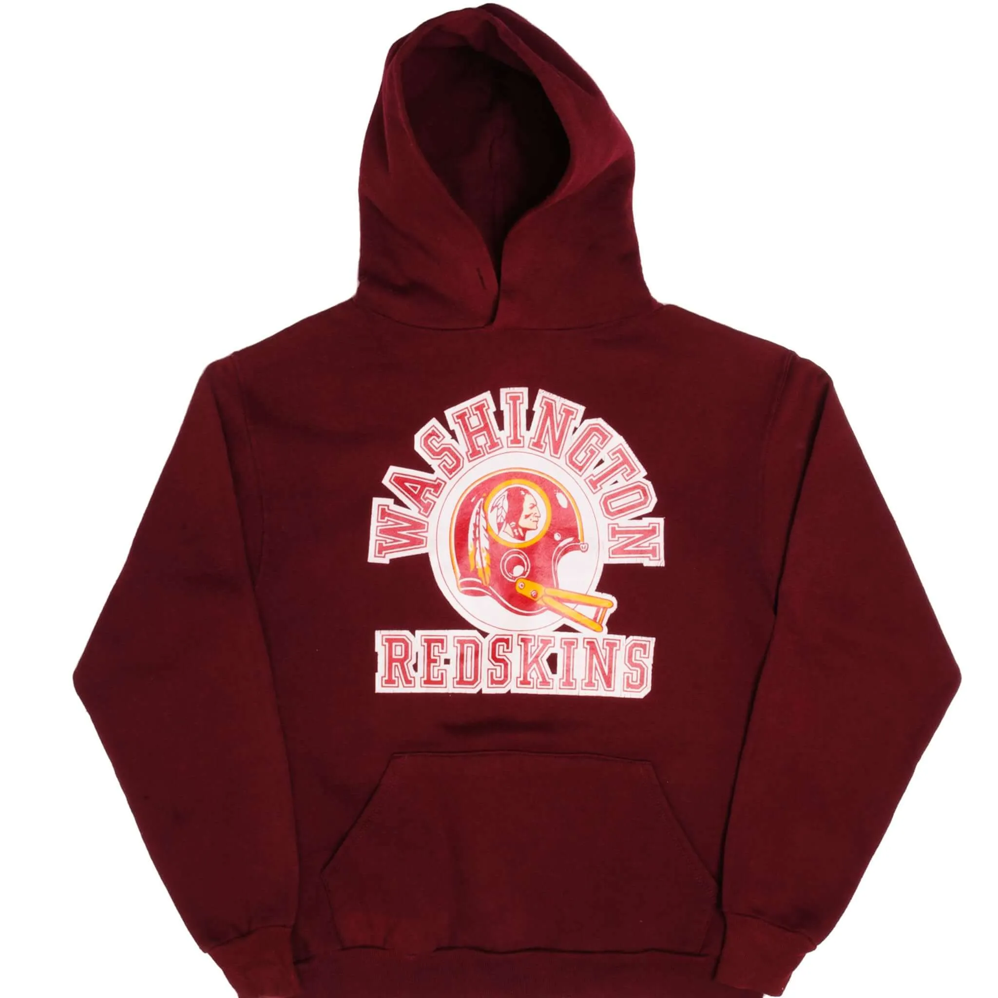 right for spring VINTAGE NFL WASHINGTON REDSKINS HOODIE SWEATSHIRT 1980S MEDIUM MADE USA