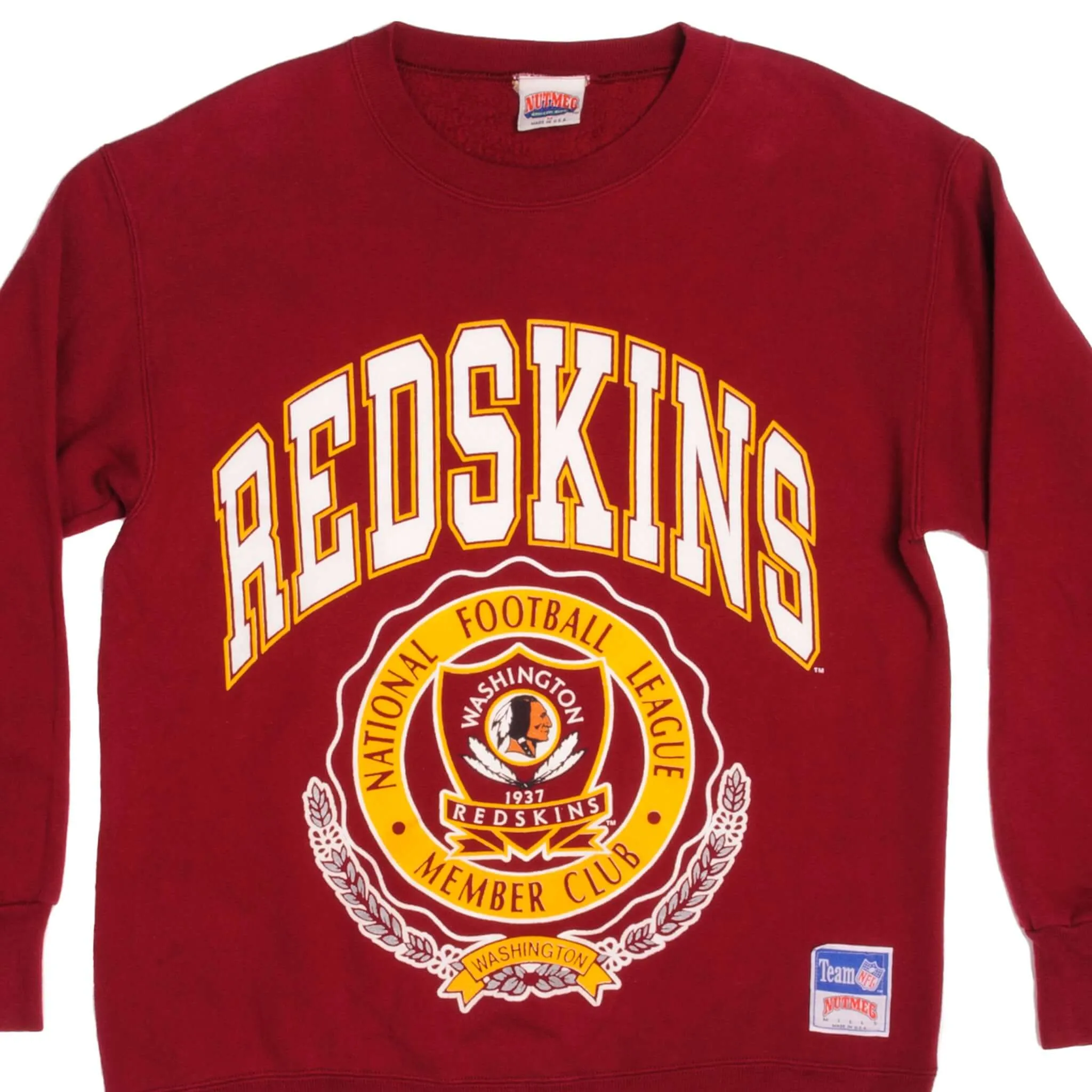 hot weather wear Relaxed Look VINTAGE NFL WASHINGTON REDSKINS SWEATSHIRT 1990S SIZE MEDIUM MADE IN USA