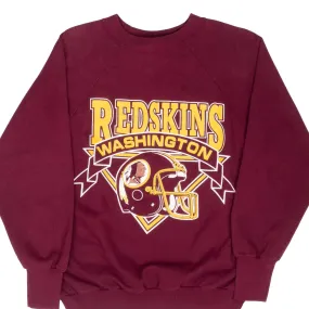 VINTAGE NFL WASHINGTON REDSKINS SWEATSHIRT EARLY 1990S MEDIUM MADE IN USA Monochrome Look Timeless Hoodie