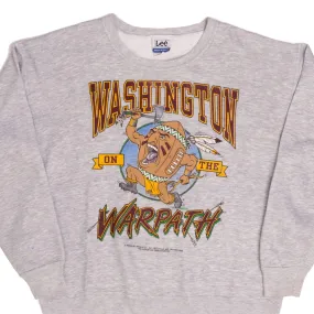 Cozy Collection belt accents VINTAGE NFL WASHINGTON WARPATH SWEATSHIRT 1990S LARGE MADE USA