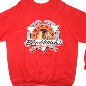 VINTAGE NHL CHICAGO BLACKHAWKS SWEATSHIRT 1991 SIZE XL MADE IN USA Weekend Minimal