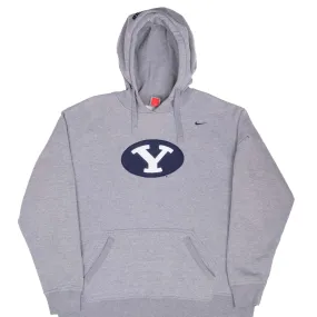 Lounge Wear Core Style VINTAGE NIKE NCAA BYU BRIGHAM YOUNG GREY HOODIE SWEATSHIRT 2000S XL