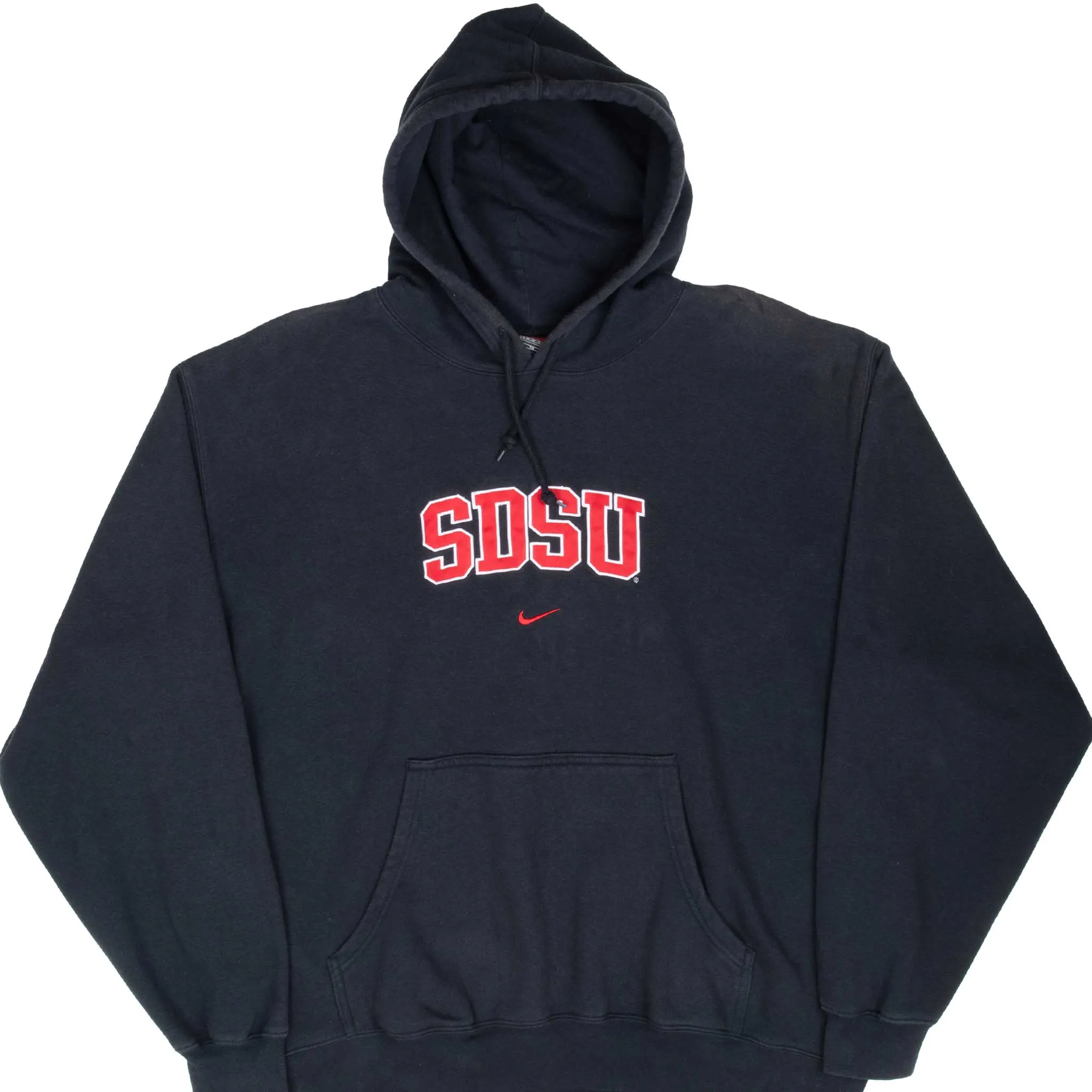 perfect for anniversaries VINTAGE NIKE NCAA SAN DIEGO SDSU BLACK HOODIE SWEATSHIRT 1990S XL