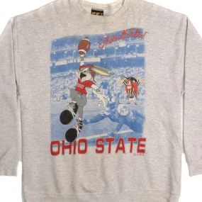 VINTAGE OHIO STATE UNIVERSITY LOONEY TUNES SWEATSHIRT SIZE LARGE MADE IN USA restaurant dining