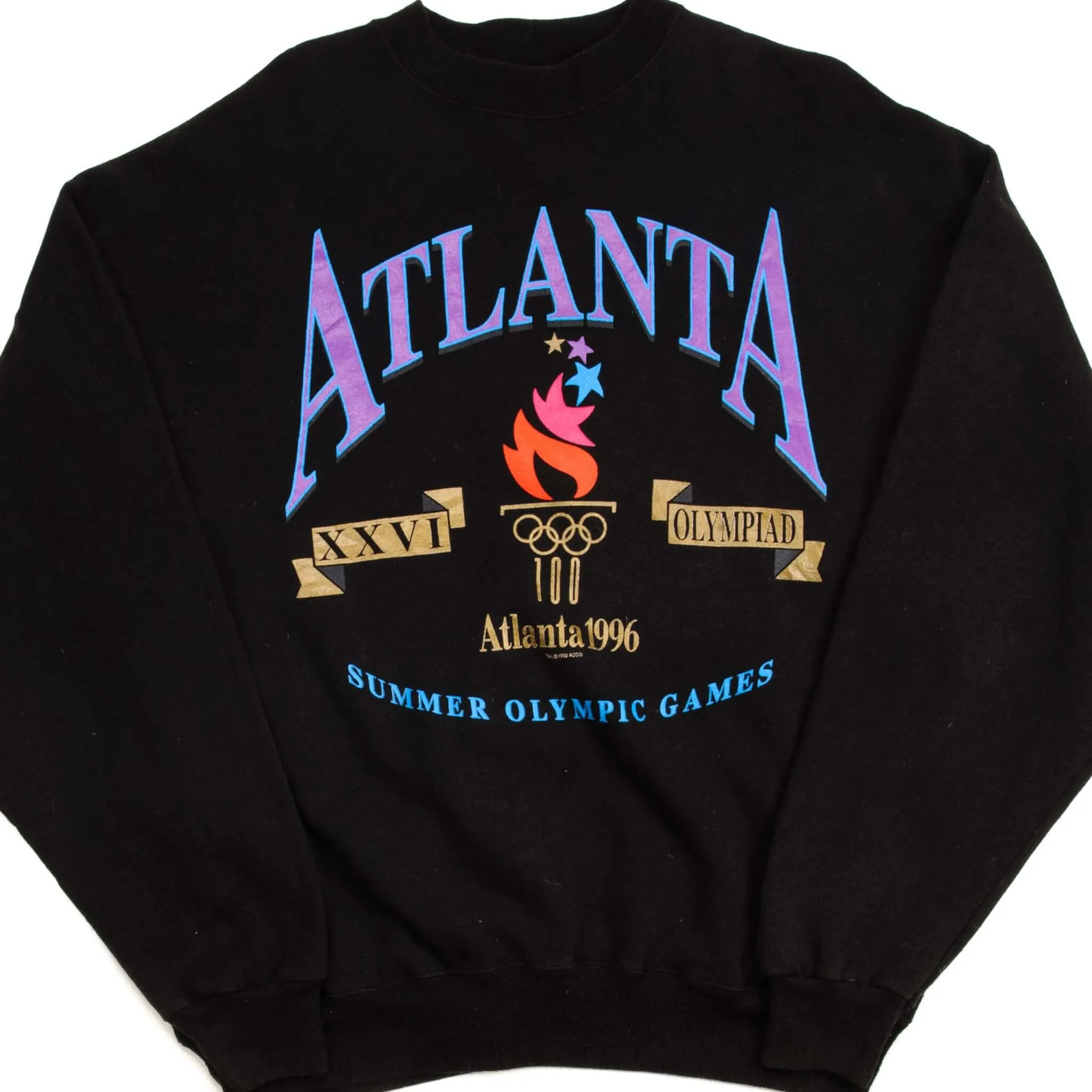 product group cohesion VINTAGE OLYMPIC GAMES ATLANTA 1996 SWEATSHIRT SIZE 2XL