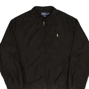 VINTAGE POLO RALPH LAUREN BLACK HARRINGTON GOLF JACKET 1990S SIZE 2XL Fall Commute Weekend Style