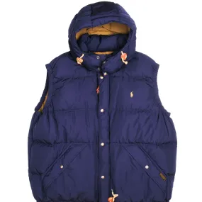 LightweightFabric VINTAGE POLO RALPH LAUREN SLEEVELESS PUFFER JACKET SIZE 3XL 3XB