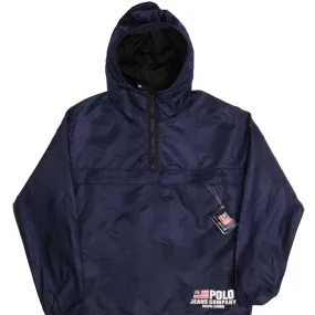 Street Style Jacket Protective Gear VINTAGE POLO RALPH LAUREN WINDBREAKER PACKABLE JACKET SIZE LARGE DEADSTOCK