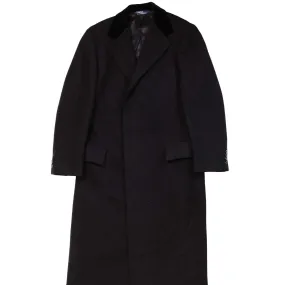 VINTAGE POLO RALPH LAUREN WOOL PEA COAT JACKET 1990S SIZE 42 MADE IN USA dry-cleanable