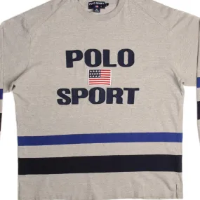 VINTAGE POLO SPORT RALPH LAUREN SWEATSHIRT SIZE LARGE 1990s Stretchy