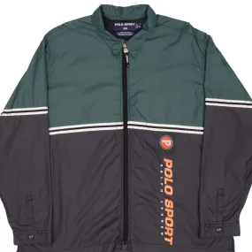 VINTAGE POLO SPORT RALPH LAUREN WINDBREAKER JACKET 1990S SIZE XL muted shades