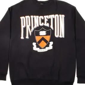 VINTAGE PRINCETON UNIVERSITY SWEATSHIRT SIZE LARGE MADE IN USA Chill Clothing Embroidered Detail