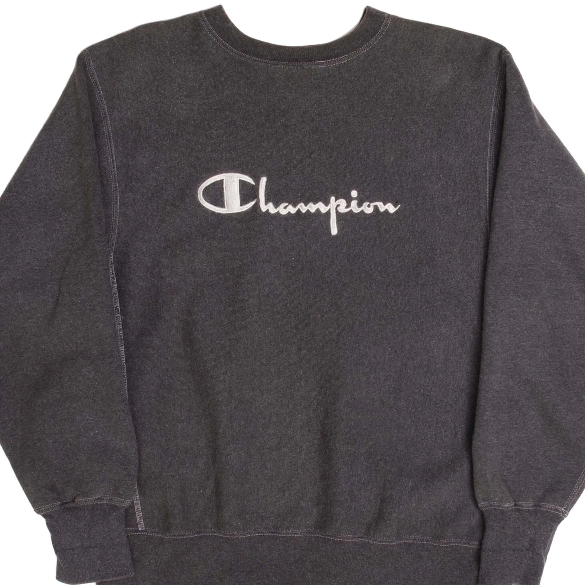 VINTAGE REVERSE WEAVE CHAMPION SPELLOUT SWEATSHIRT 1990S LARGE MADE USA product watch punctuality Everyday Comfort