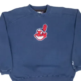 Urban Trend Weekend Casual VINTAGE STARTER MLB CLEVELAND INDIANS 1990S SWEATSHIRT LARGE