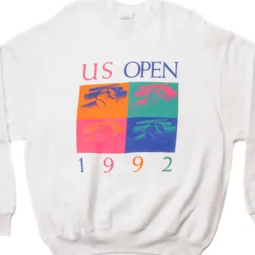 VINTAGE US OPEN SWEATSHIRT 1992 SIZE XL MADE IN USA Cold Weather Wear