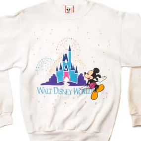 VINTAGE WALT DISNEY WORLD SWEATSHIRT SIZE MEDIUM MADE IN USA Active Movement Quick Comfort Fit