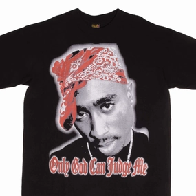 Soft and Light VINTAGE 2PAC TUPAC ONLY GOD CAN JUDGE ME RAP TEE SHIRT SIZE 3XL BOOTLEG