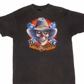 VINTAGE 3D EMBLEM TRUCKER ONLY 1988 TEE SHIRT SIZE LARGE MADE IN USA Chic Fit Structured silhouette