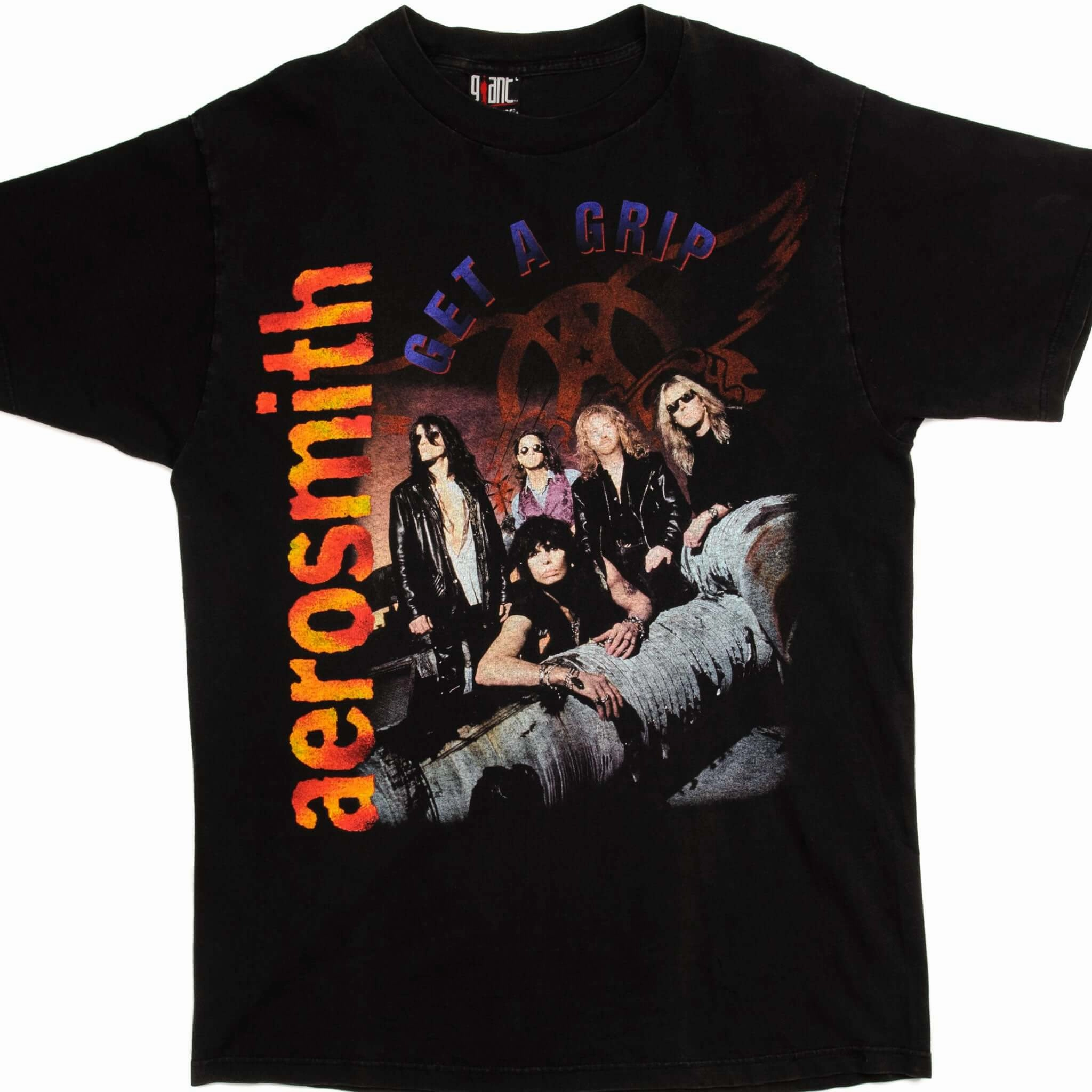 Smart Fit VINTAGE AEROSMITH GET A GRIP TEE SHIRT 1993 SIZE LARGE