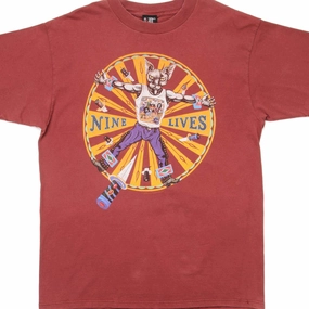 Valentine's Day VINTAGE AEROSMITH NINE LIVES TEE SHIRT 1997 SIZE  LARGE MADE IN USA