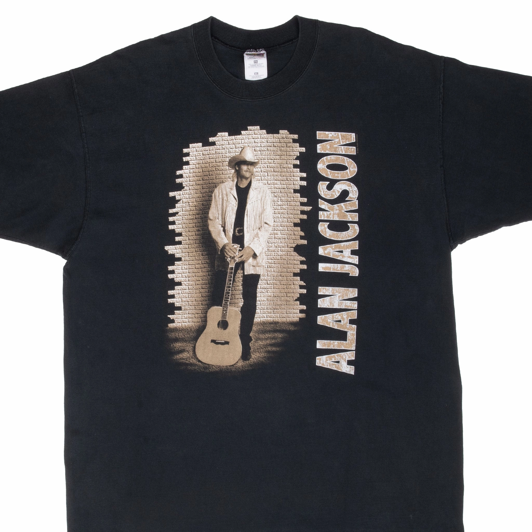 VINTAGE ALAN JACKSON TEE SHIRT 1996 XL MADE IN USA Soft Stretch Fit High-End Quality