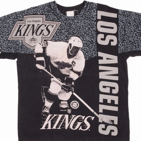 Relaxed Waistband VINTAGE ALL OVER PRINT NHL LOS ANGELES KINGS TEE SHIRT 1992 SIZE XL MADE IN USA