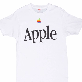 VINTAGE APPLE COMPUTERS 1980S HANES TEE SHIRT MEDIUM MADE IN USA Slim Fit Design Timeless Layer