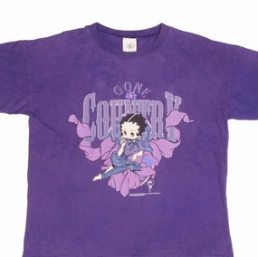 VINTAGE BETTY BOOP GONE COUNTRY TEE SHIRT 1994 SIZE XL Chic and Cozy Wear
