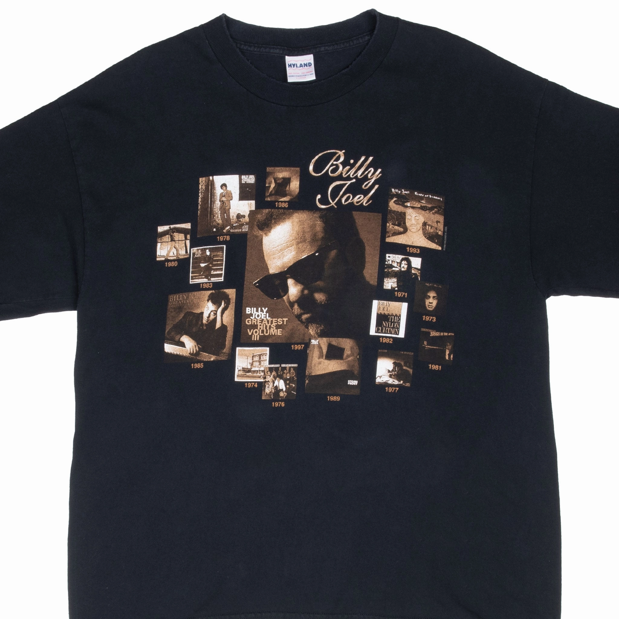 Low Impact Manufacturing VINTAGE BILLY JOEL 1998 1999 TOUR TEE SHIRT XL