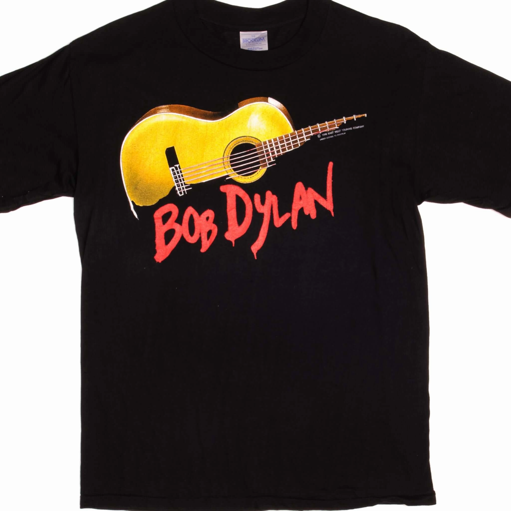 Cozy Waist VINTAGE BOB DYLAN UNDER THE RED SKY TOUR TEE SHIRT 1990 SIZE LARGE MADE IN USA