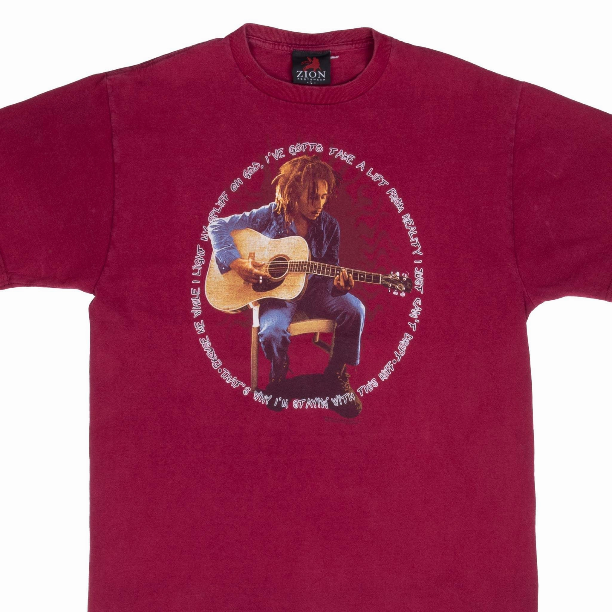 Urban Look VINTAGE BOB MARLEY TEE SHIRT SIZE MEDIUM 1998 MADE IN USA