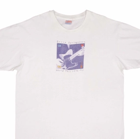 Abrasion Resistant Fabric VINTAGE BRUCE SPRINGSTEEN WORLD TOUR 1992 1993 TEE SHIRT SIZE XL MADE IN USA