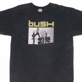 VINTAGE BUSH GOLDEN STATE TOUR 2002 TEE SHIRT XL MADE IN USA Eco Conscious Production