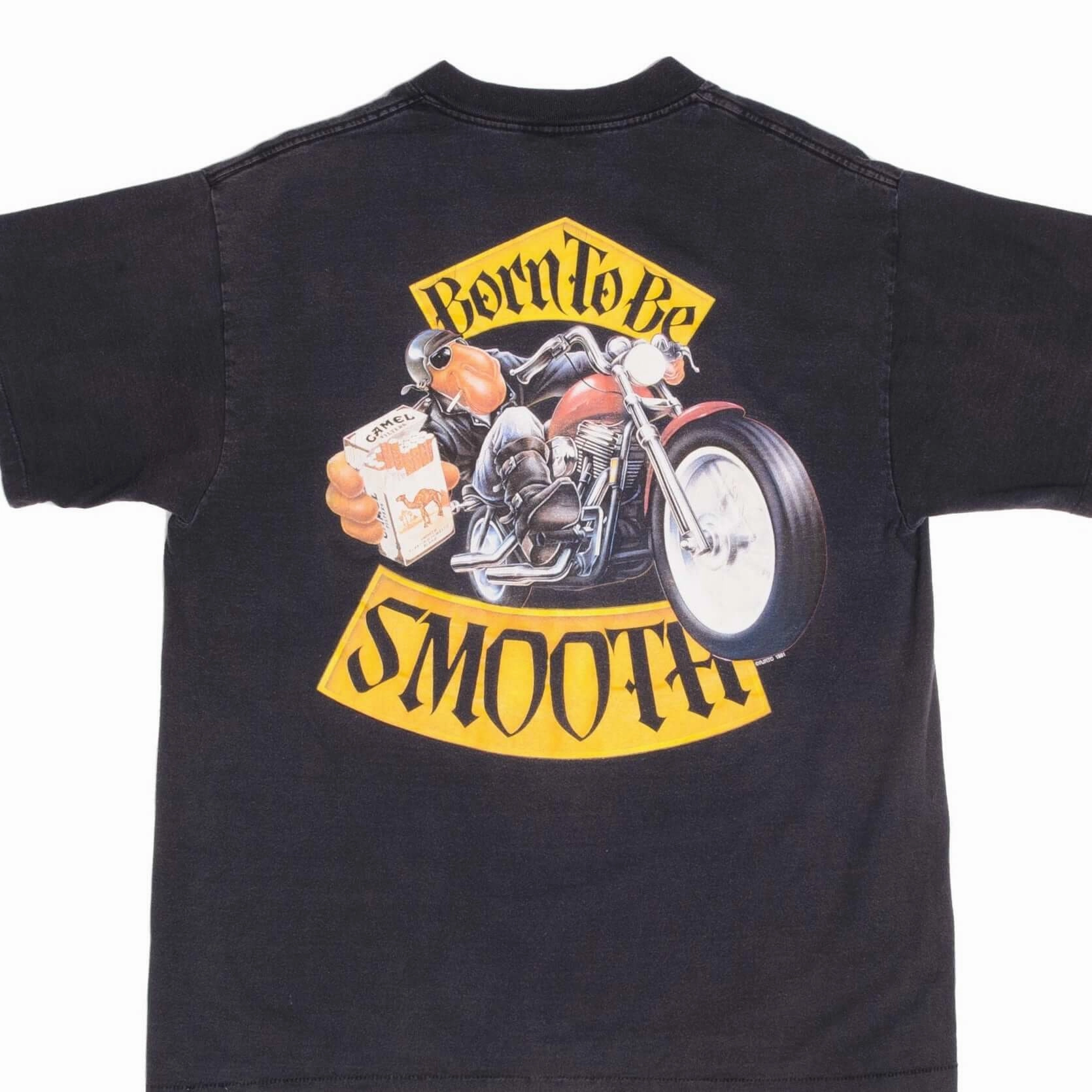 Sporty Stretch Fit Street Trend Look VINTAGE CAMEL BIKE WEEK DAYTONA BEACH  1991 TEE SHIRT SIZE LARGE MADE IN USA