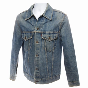 VINTAGE LEVIS TYPE 3 JACKET 2 POCKETS SINGLE STITCH 1980S SIZE 40 MADE IN USA Insulation Jacket