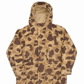 VINTAGE COLUMBIA GORETEX DUCK CAMO HUNTING PUFFER JACKET 1980S SIZE MEDIUM Hike Bravery