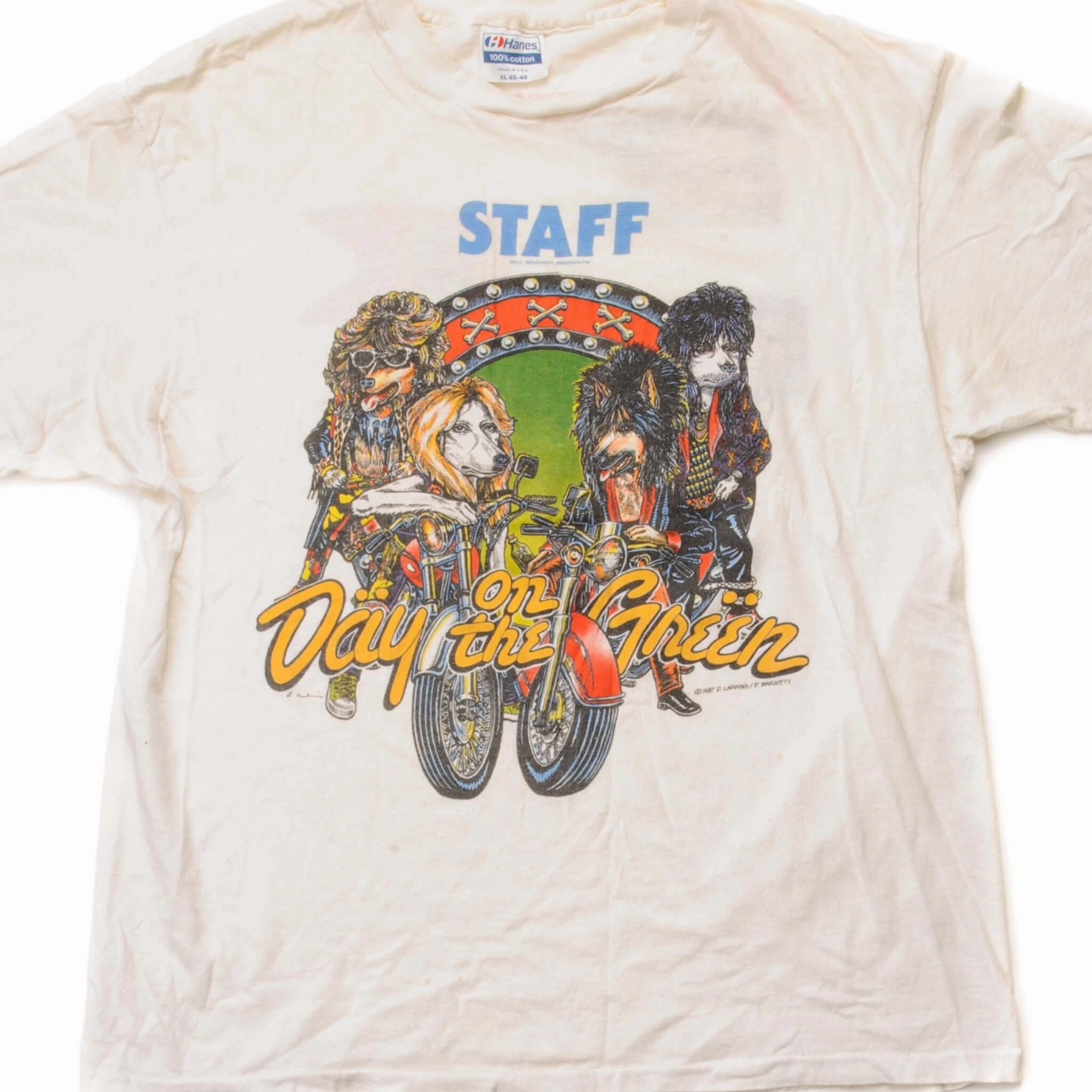 Flexible stretch Day-to-Day Comfort VINTAGE DAY ON THE GREEN FESTIVAL TEE SHIRT 1987 SIZE LARGE MADE IN USA