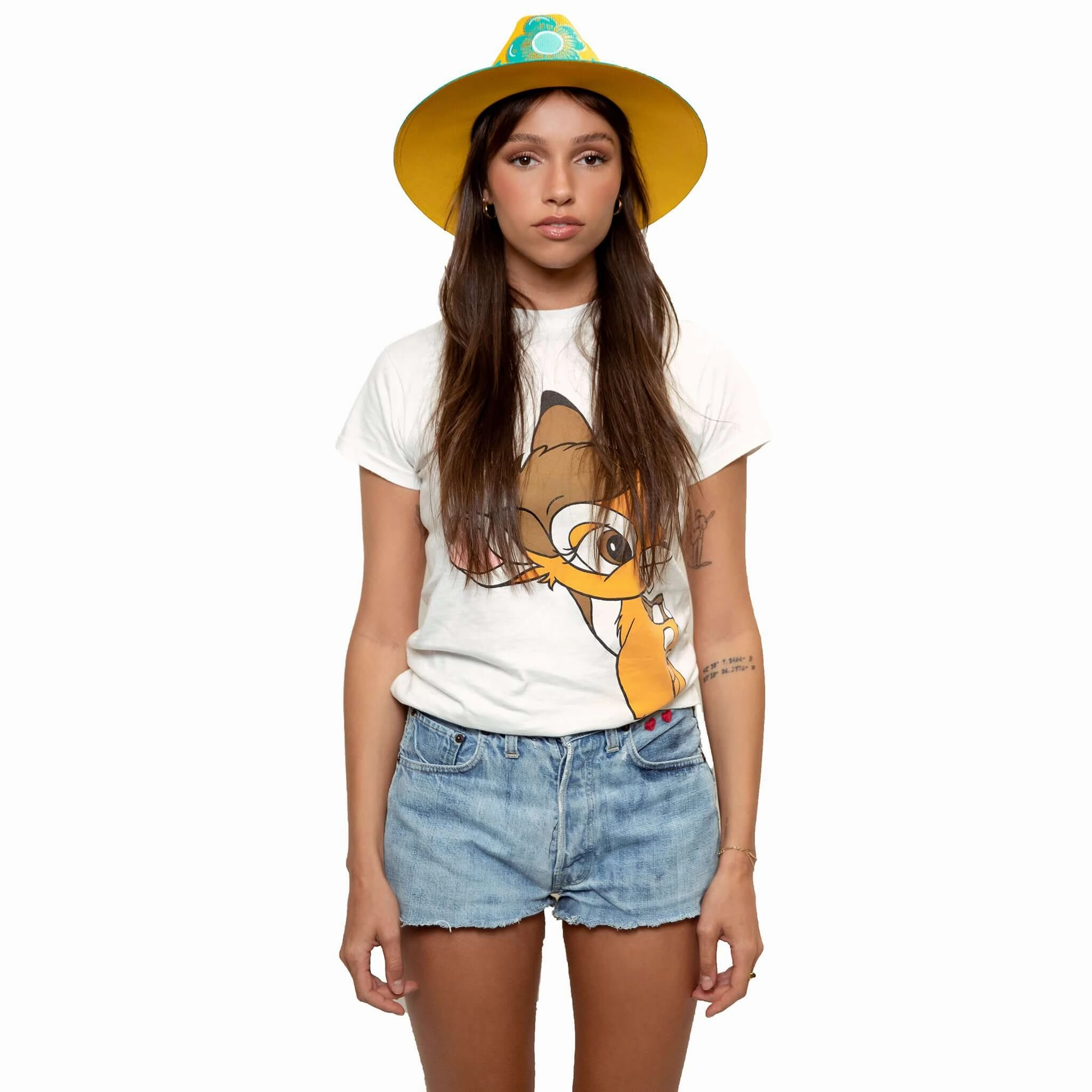 VINTAGE DISNEY BAMBI TEE SHIRT SIZE SMALL MADE IN USA Comfortable Layering Casual Flex Design