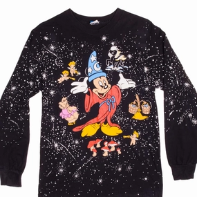 Bold Style Holiday Outfit VINTAGE DISNEY FANTASIA 50 YEARS ANNIVERSARY TEE SHIRT 1990 SIZE MEDIUM MADE IN USA