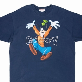 ComfortOptimizedConstruction VINTAGE DISNEY GOOFY 1990S BLUE TEE SHIRT 2XL