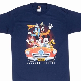VINTAGE DISNEY MICKEY MOUSE ORLANDO 1990S TEE SHIRT LARGE MADE IN USA anniversary Sporty essentials