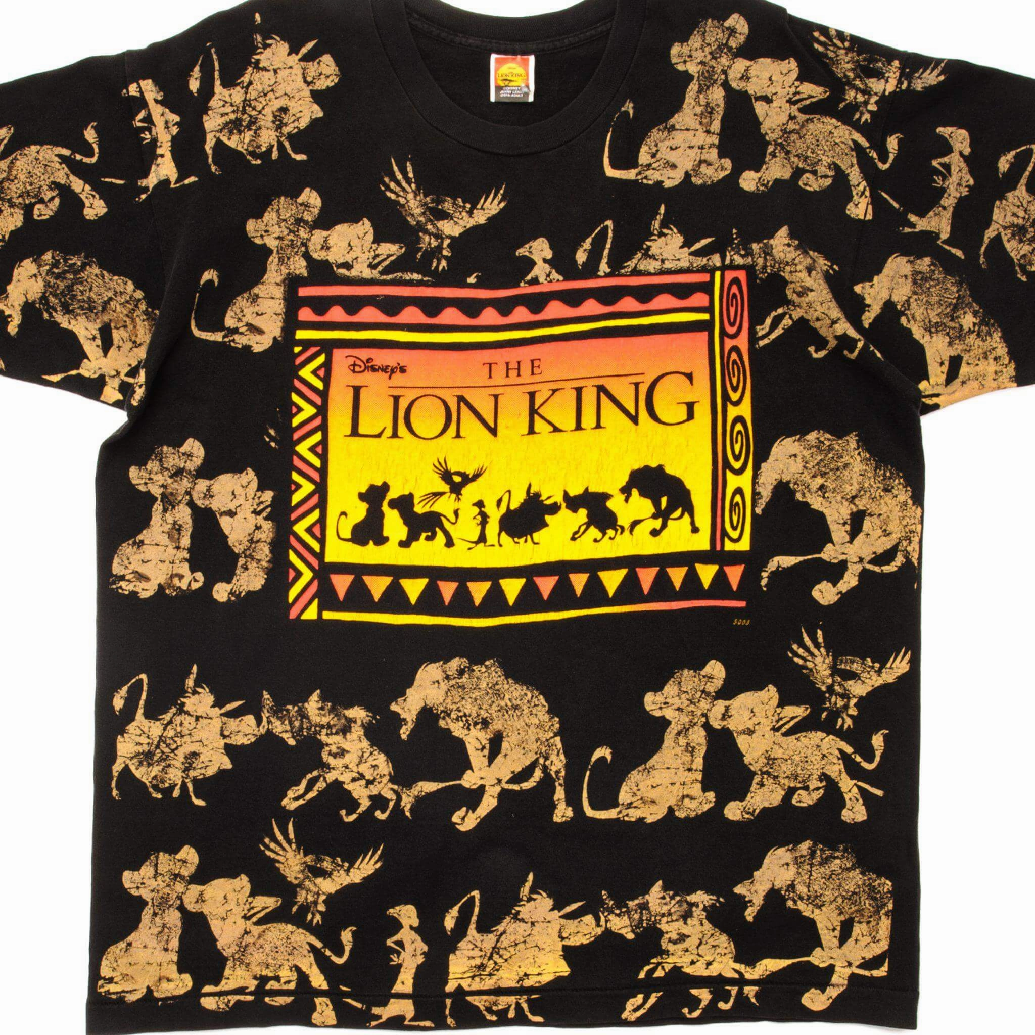 futuristic VINTAGE DISNEY THE LION KING TEE SHIRT 90'S SIZE XL