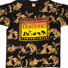 futuristic VINTAGE DISNEY THE LION KING TEE SHIRT 90'S SIZE XL