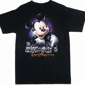 VINTAGE DISNEY WORLD MICKEY TEE SHIRT SIZE MEDIUM No Shrink Fabric