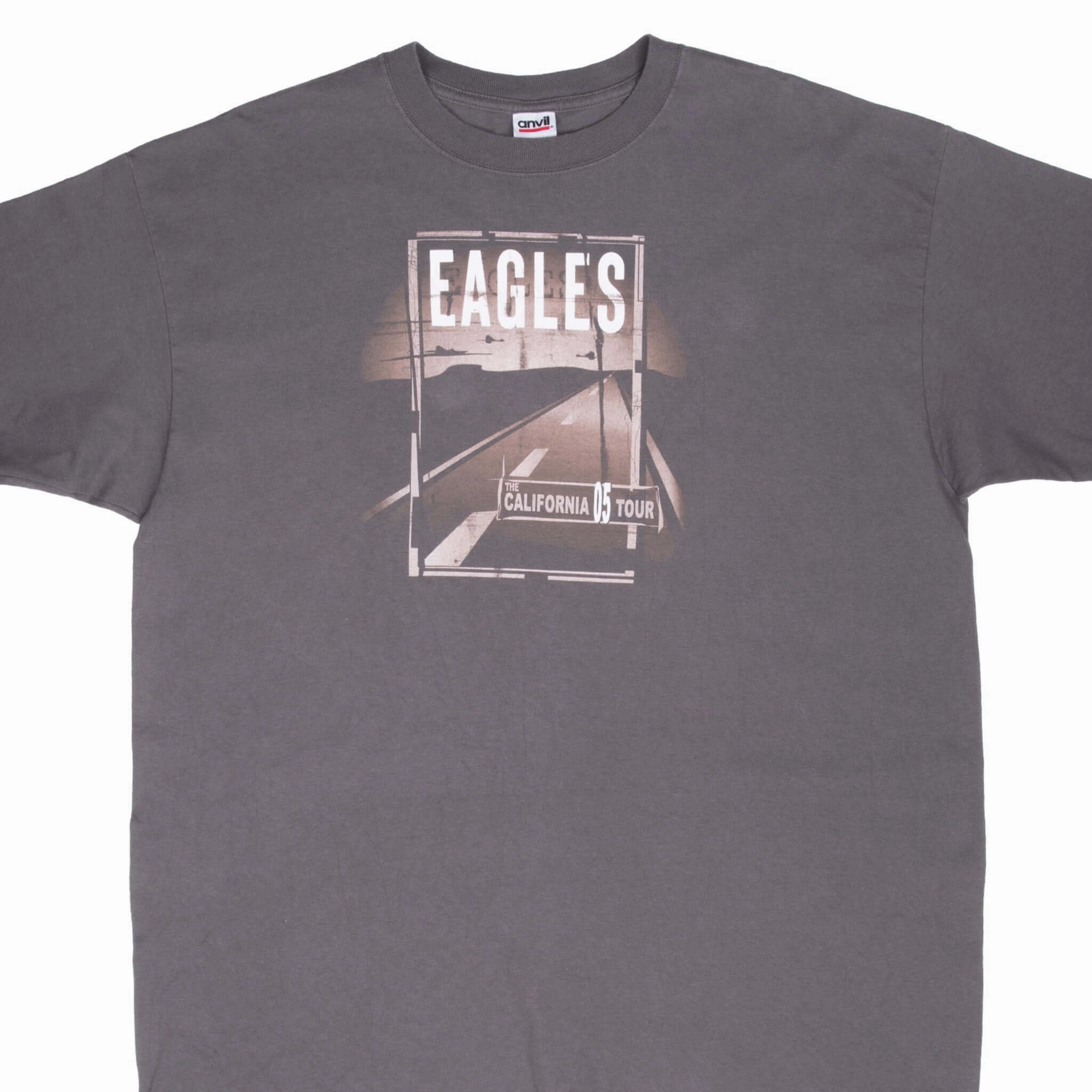 Autumn Wear VINTAGE EAGLES CALIFORNIA TOUR 2005 TEE SHIRT 2XL