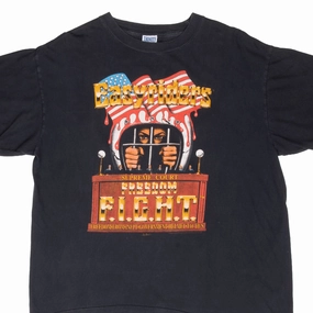 VINTAGE EASY RIDERS FREEDOM FIGHT 1991 BIKER TEE SHIRT XL MADE IN USA Effortless Layer