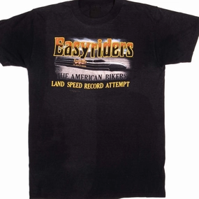 SoftenedTexturedWeave Luxurious VINTAGE EASYRIDERS TEE SHIRT 1989 SIZE MEDIUM MADE IN USA