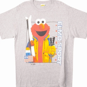 VINTAGE ELMO SPORT TEE SHIRT SIZE LARGE MADE IN USA Silk combination