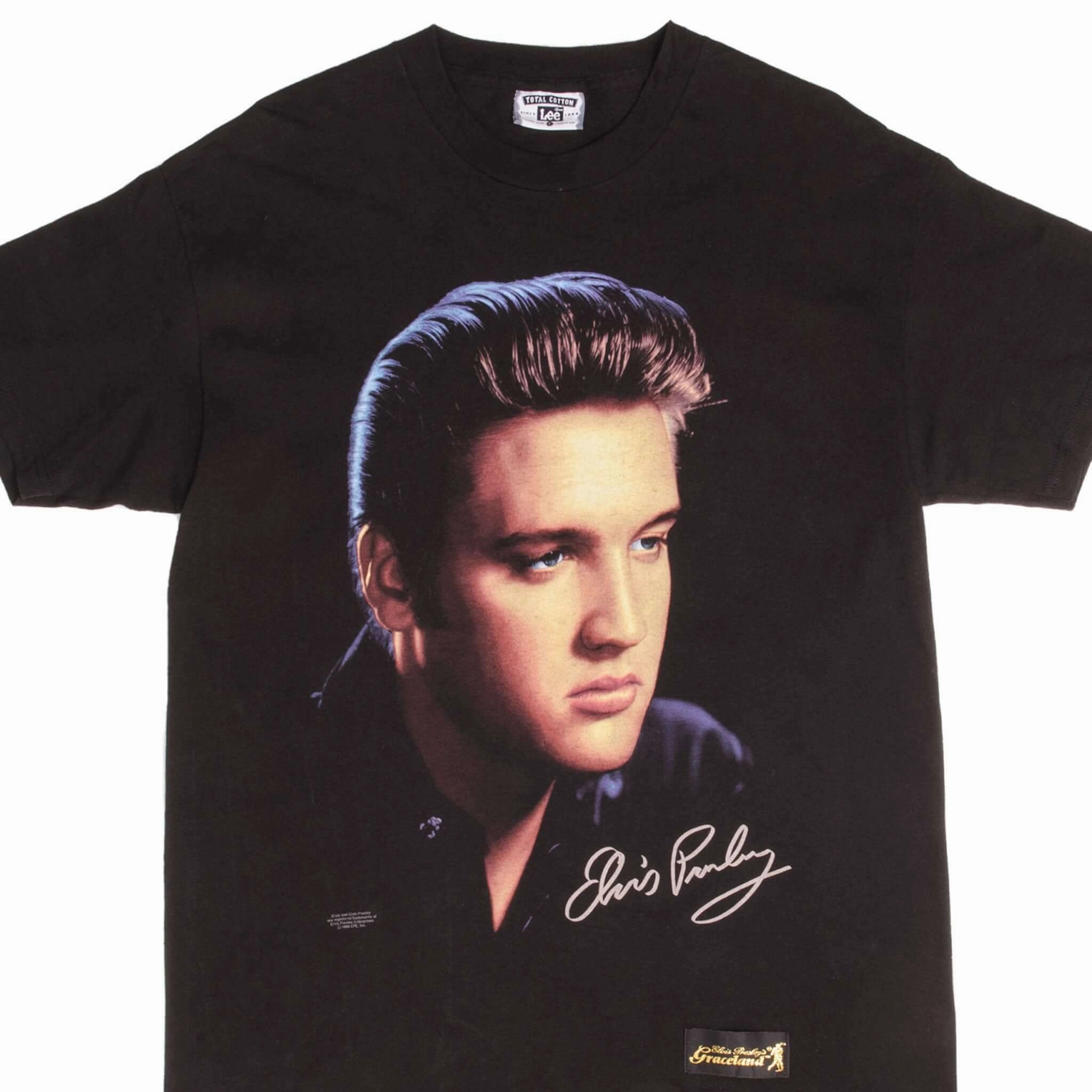 Weekend Fashion VINTAGE ELVIS PRESLEY GRACELAND TEE SHIRT 1996 LARGE MADE IN USA