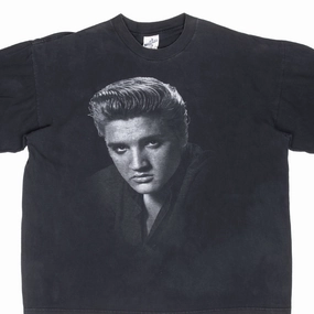 VINTAGE ELVIS PRESLEY STILL ROCKING TEE SHIRT 1990S XL MADE IN USA Trendy Look Light Fashion